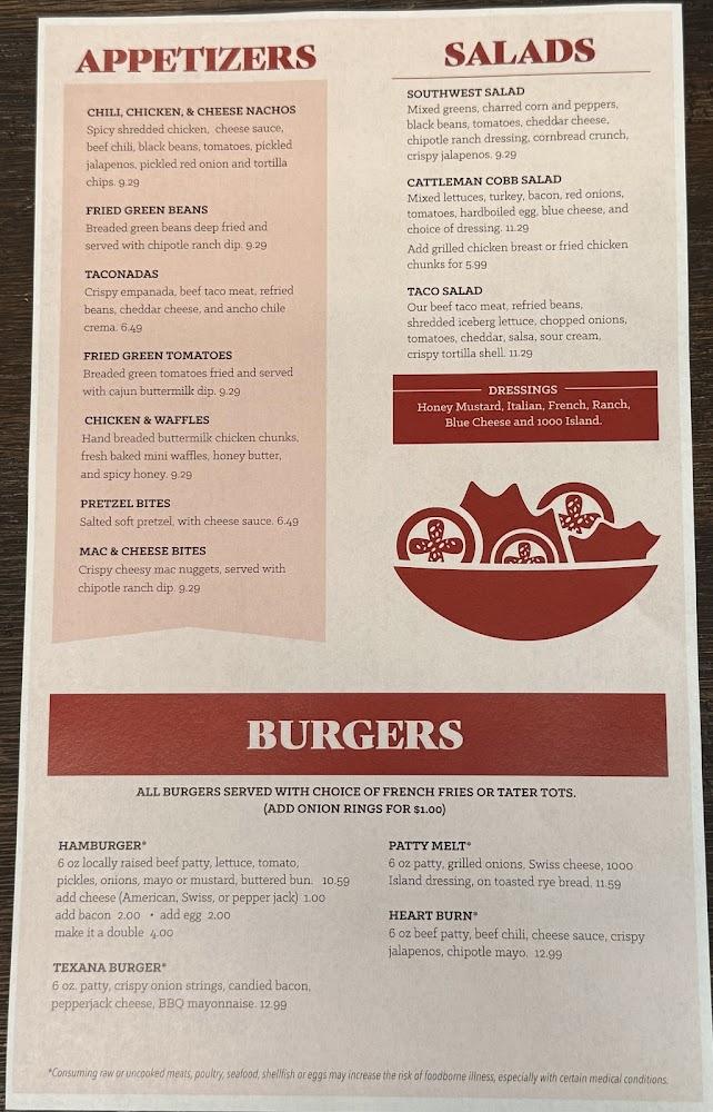 Dawns Place Cafe on Texanna Menu image 3